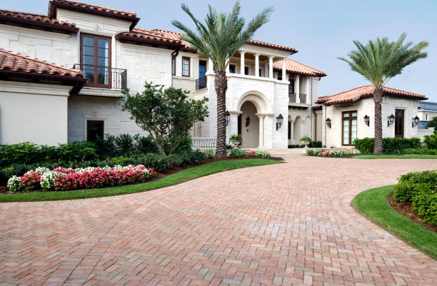 Residential Paver Driveway in Seth Ward, TX